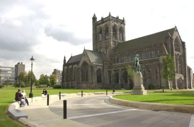 Paisley Abbey, one of the many historic buildings in the Renfrewshire town. Picture: Allan Milligan