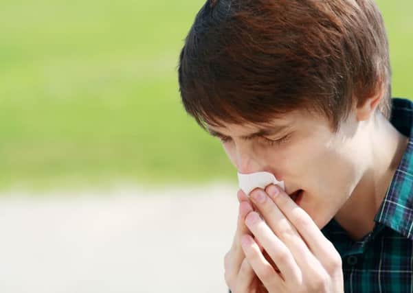 Hernias can be brought on by coughing and sneezing. Picture: PA