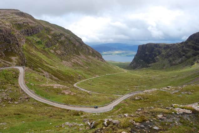 The road to Applecross. Picture: Alan Macmillan