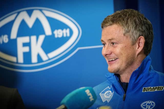 Ole Gunnar Solskjaer was reappointed manager of Molde ahead of the Europa League tie with Celtic.  Picture: AP