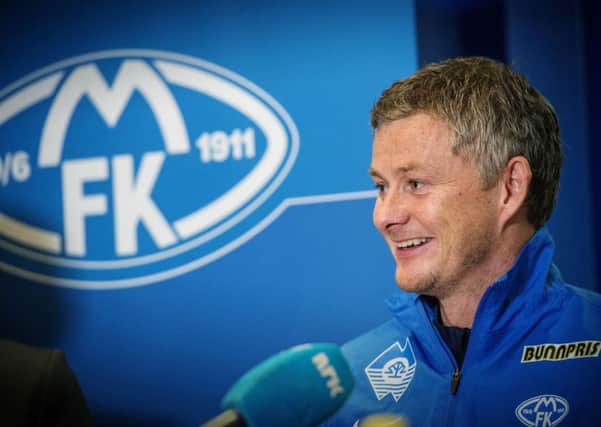 Ole Gunnar Solskjaer was reappointed manager of Molde ahead of the Europa League tie with Celtic.  Picture: AP