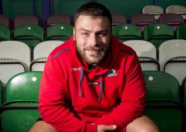 Rory Sutherland will be trying to help Edinburgh beat Zebre this weekend. Picture: SNS/SRU