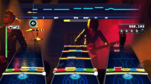 Rock Band 4's interface will be instantly familiar to existing fans. Picture: Contributed