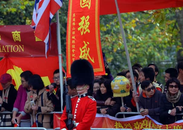 Pomp and ceremony were to the forefront in London for Chinese president Xi Jinpings visit this week. Picture: AP
