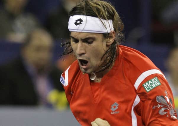 David Ferrer overcame a poor start to beat fellow Spaniard Albert Ramos-Vinolas in the first round of the Erste Bank Open in Vienna. Picture: AP