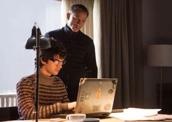 Ben Whishaw and Daniel Craig in Spectre. Picture: Jonathan Olley