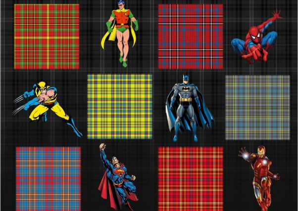 Some of the most famous superheroes will be available including Batman, Spiderman and Wolverine. Picture: Houston Kiltmakers
