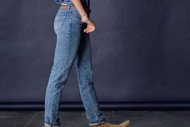 A model wearing Levi's 712 Slim Jeans, available from levi.com. Picture: PA