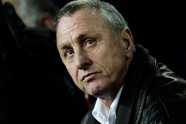 Dutch football great Johan Cruyff has lung cancer, says his spokeswoman. Picture: Manu Fernandez/AP