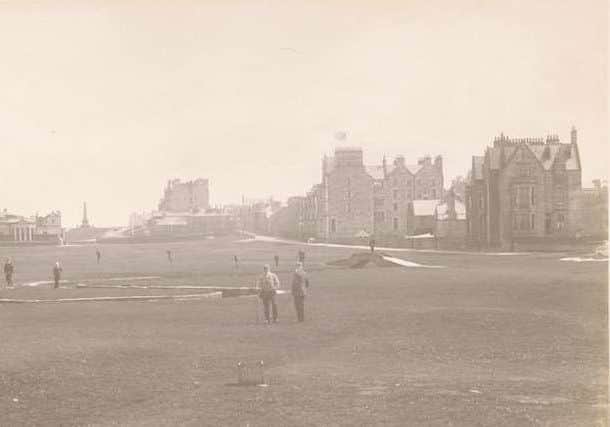A view of the St Andrews Links in the 19th century. Photo: University of St. Andrews Library.