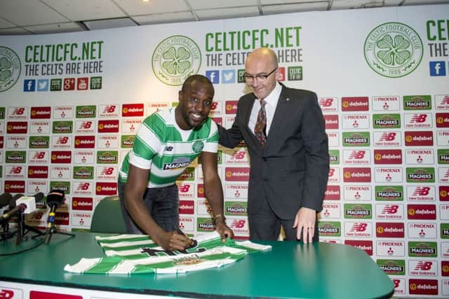 New Celtic signing Carlton Cole signs a deal until 2017. Picture: SNS