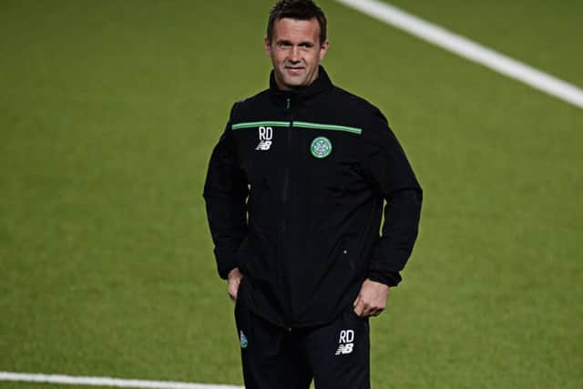 Ronny Deila and Celtic are looking for their first Europa League victory tonight. Picture: AFP/Getty