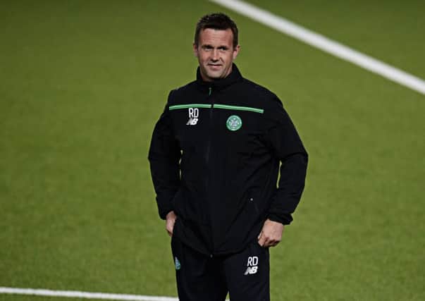 Ronny Deila and Celtic are looking for their first Europa League victory tonight. Picture: AFP/Getty