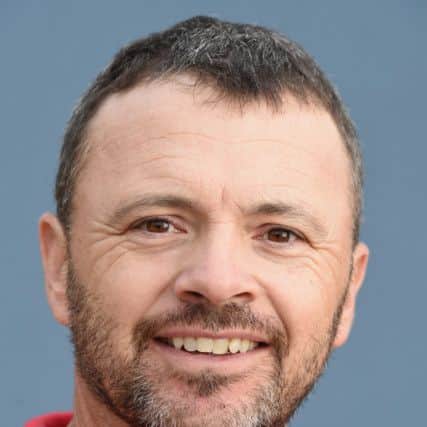 GIRONA, SPAIN - NOVEMBER 16: Andrew Marshall of England poses for a picture after the second round of the European Tour qualifying school final stage at PGA Catalunya Resort on November 16, 2014 in Girona, Spain. (Photo by Stuart Franklin/Getty Images)