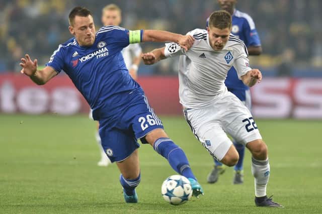 Dynamo Kiev and Chelsea fought out a goalless draw. Picture: AFP/Getty Images