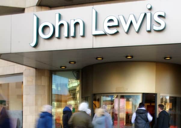 John Lewis' Edinburgh store saw sales fall 8.1 per cent last week