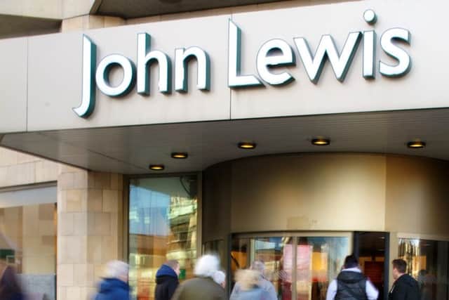 John Lewis' Edinburgh store saw sales fall 8.1 per cent last week