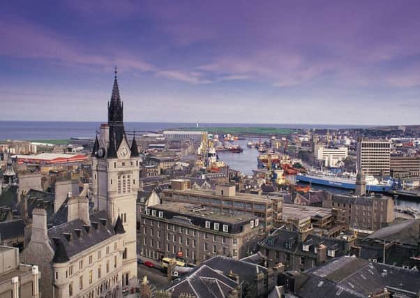 Aberdeen's hotels were boosted by an offshore conference