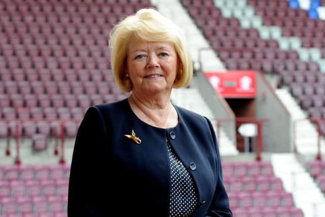 Hearts chief executive and chair Ann Budge. Picture: Lisa Ferguson