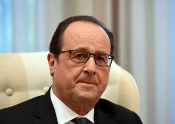 Climate warning: French president Francois Hollande. Picture: Getty