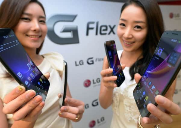 The LG G Flex debuted last year and started the curved screen trend. Picture: wikimedia.org