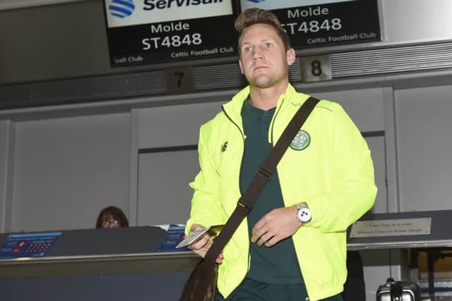 Celtic's Kris Commons admits he should not have reacted against Molde after being substituted. Picture: Craig Williamson/SNS