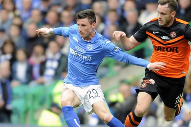 Michael O'Halloran has been in excellent form for St Johnstone this season. Picture: John Devlin