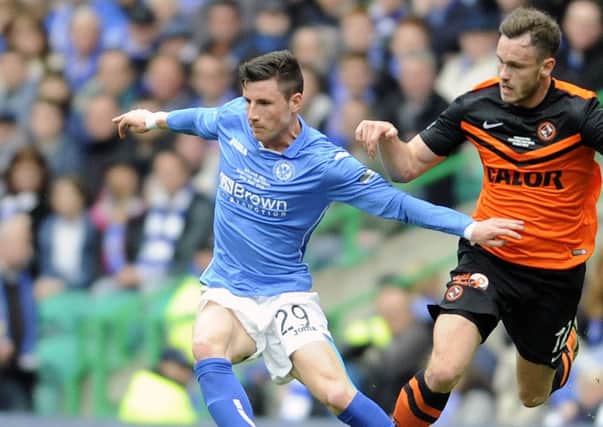 Michael O'Halloran has been in excellent form for St Johnstone this season. Picture: John Devlin