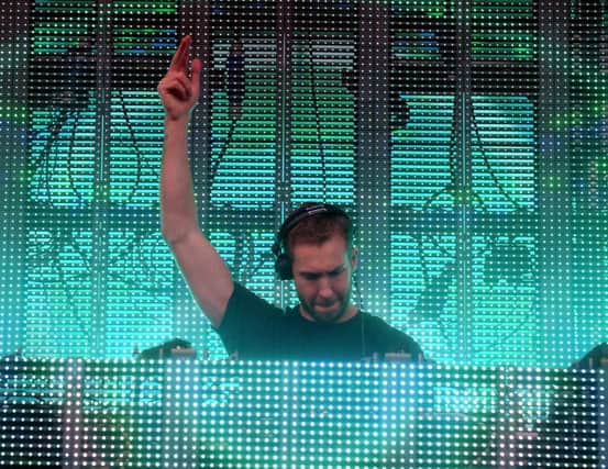 Calvin Harris performing at T in the Park last year. Picture: Lisa Ferguson