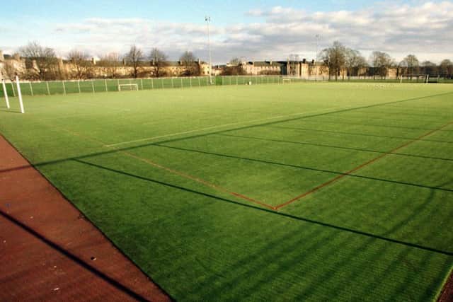 SAUGHTON ENCLOSURE. ALL WEATHER PITCH.