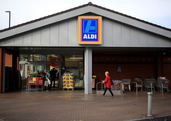 The Aldi supermerket chain has 600 stores across the UK and is aiming to have 1,000 by 2022. Picture: Getty Images