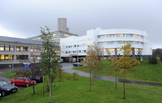 Three people were taken to Ninewells Hospital in Dundee for minor injuries. Picture: Ian Rutherford