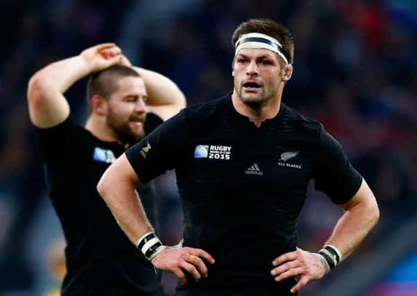 Video footage captured first-half incident involving All Blacks Captain Richie McCaw. Picture: Getty Images