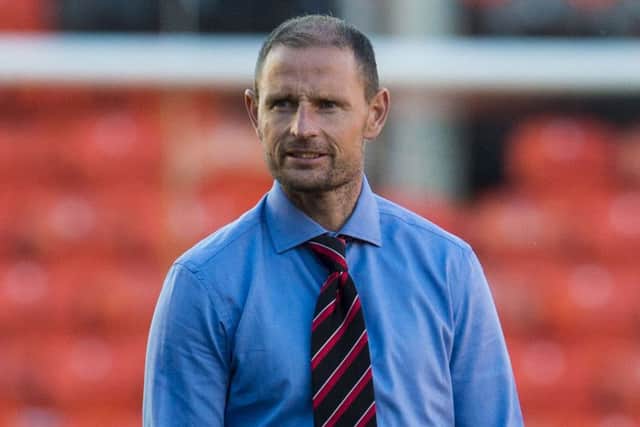 Dunfermline manager Allan Johnston was 'pleased.' Picture: SNS Group