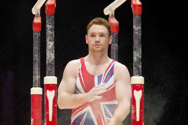 Team GB's Dan Purvis finished as Britains highest all-around scorer in Glasgow. Picture: SNS Group