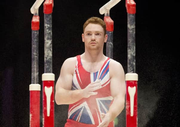 Team GB's Dan Purvis finished as Britains highest all-around scorer in Glasgow. Picture: SNS Group