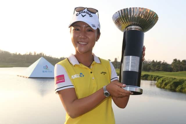 Lydia Ko after winning the LPGA Taiwan Championship. Picture: AP