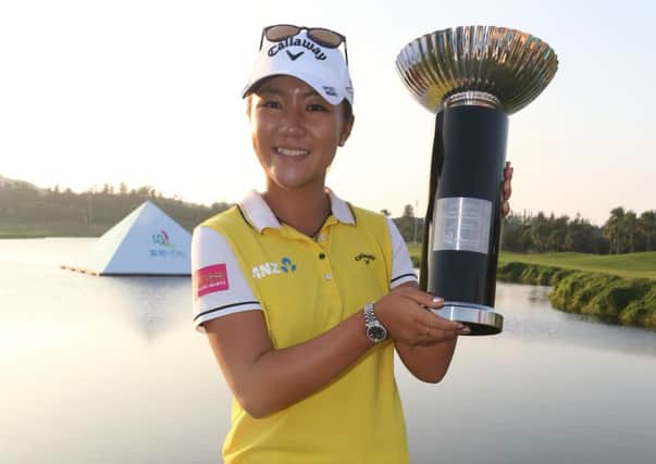 Lydia Ko after winning the LPGA Taiwan Championship. Picture: AP