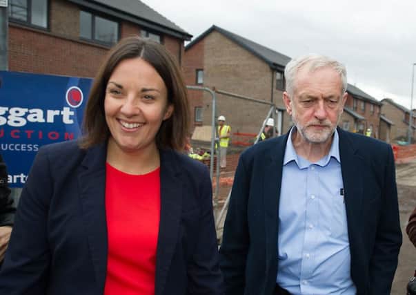 Jeremy Corbyn and Kezia Dugdale are going it alone. Picture: John Devlin