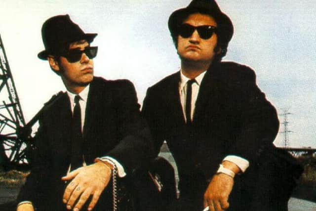 John Belushi in The Blues Brothers with co-star Dan Ackroyd