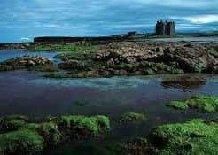 Freswick Castle in Caithness, where John Belushi took refuge at the height of his fame