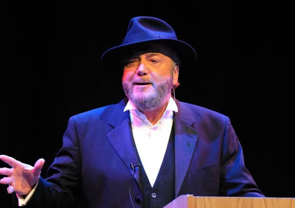 George Galloway had a "punchable boat". Picture: Ian Rutherford