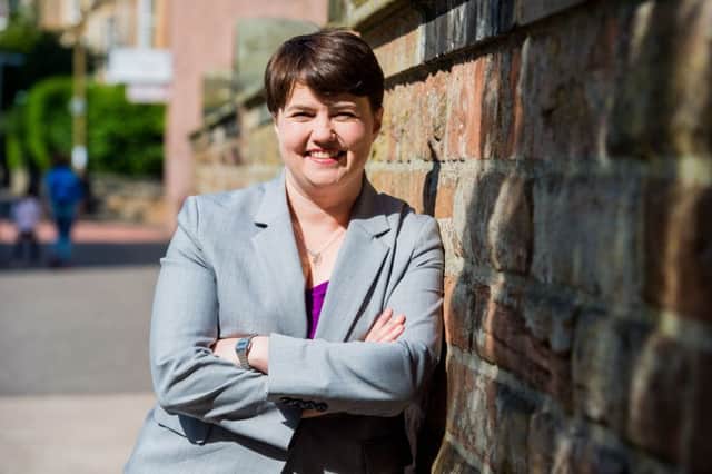 Ruth Davidson was concerned some would be facing a financial "cliff edge" with the cuts. Picture: Ian Georgeson