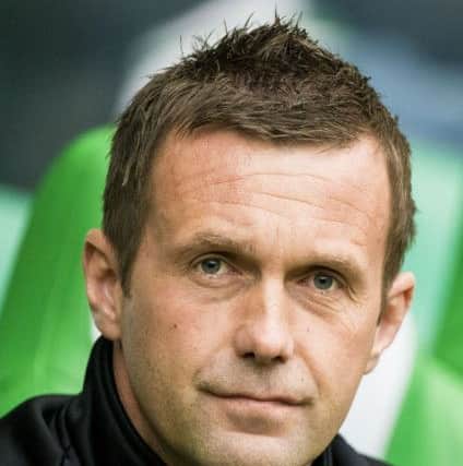 Ronny Deila: "It was a reaction from another player to a tackle". Picture: PA