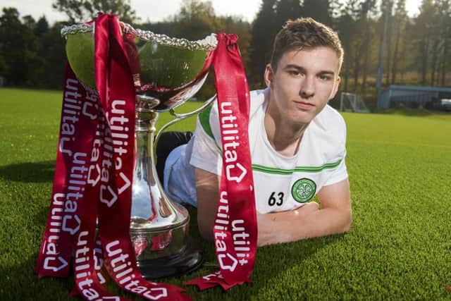 Isle of Man-born Kieran Tierney has impressed in his first-team outings for Celtic. Picture: SNS Group