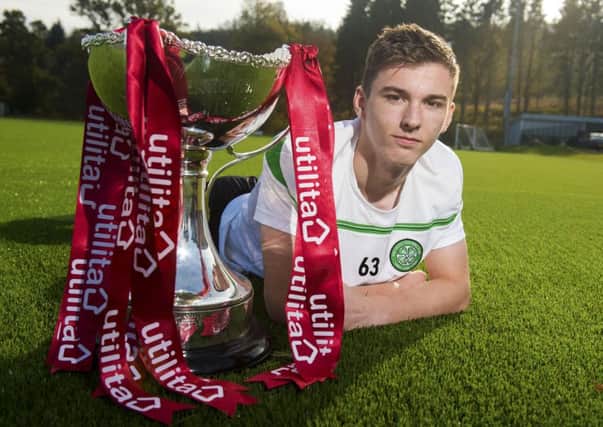 Isle of Man-born Kieran Tierney has impressed in his first-team outings for Celtic. Picture: SNS Group
