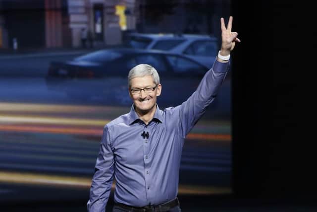 Apple chief Tim Cook hails the tech giant's 'most successful year ever'. Picture: Stephen Lam/Getty