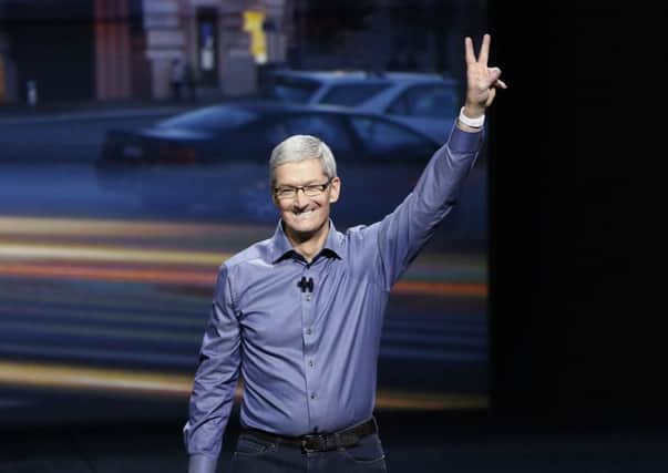 Apple chief Tim Cook hails the tech giant's 'most successful year ever'. Picture: Stephen Lam/Getty