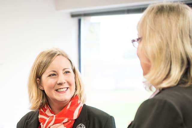 Livingston MP Hannah Bardell officially opened Eagle Couriers' new Bathgate base