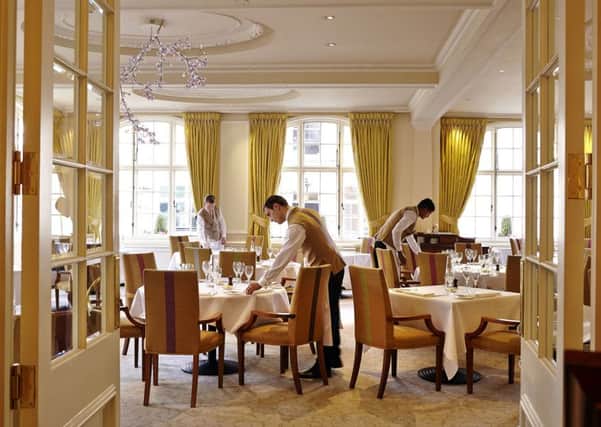The Dining Room at The Goring. Picture: PA